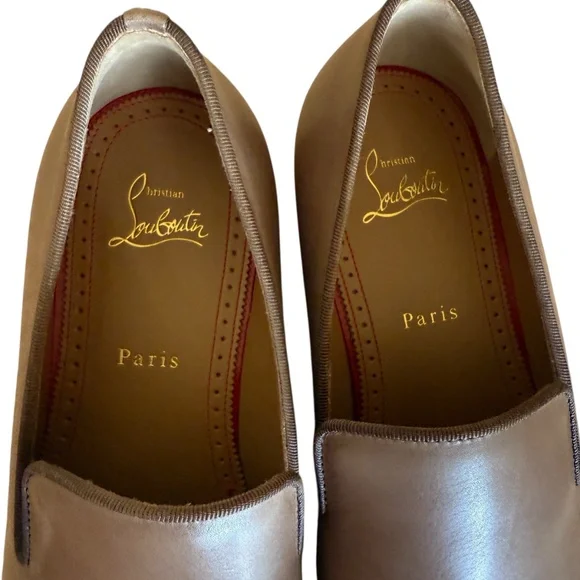 Christian Louboutin Dandelion Loafer Leather Brown Roca Sz. 41